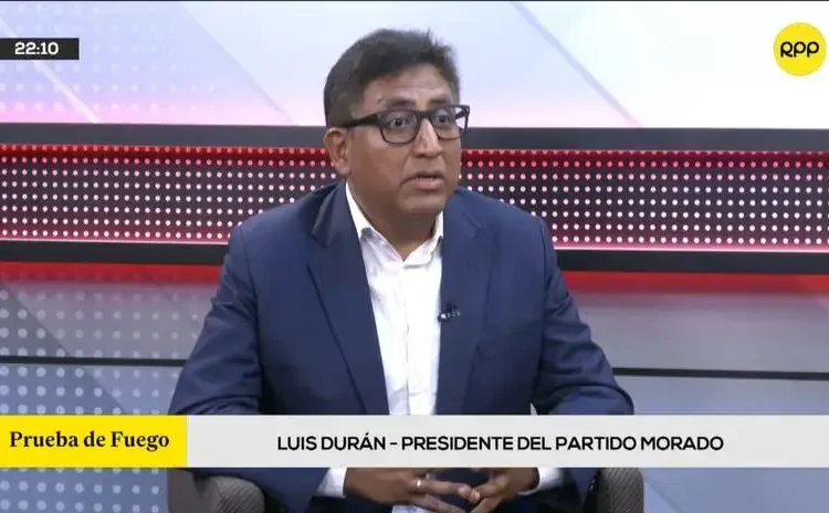 Partidos que utilizaron ‘fábrica de firmas’ no pueden ser “suspendidos” ni “eliminados” por ley del Congreso, dice presidente del partido Morado