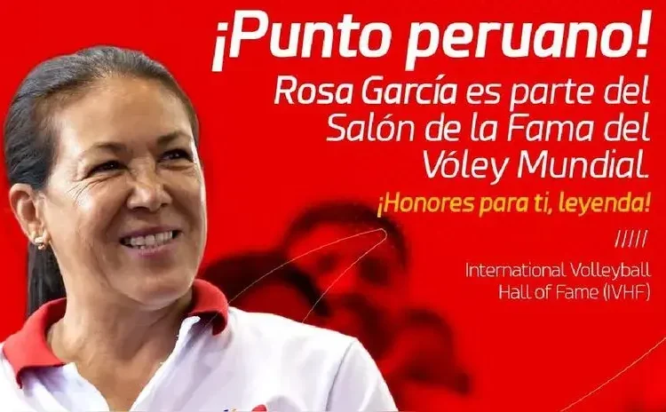 Perú: Rosa García hizo historia y entró al Salón de la Fama del Vóley