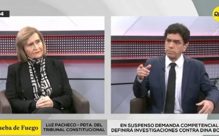 Presidenta del TC espera que en junio se defina si Dina Boluarte puede ser investigada mientras ejerce el cargo