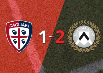Serie A: Udinese castigó a Cagliari con una victoria por 2 a 1