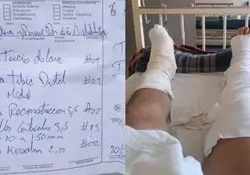 Soldador pide que se agilice compra de insumos para operación en el Hospital Cayetano