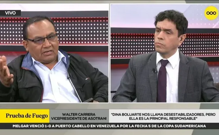 “Tenemos la obligación moral de salir a las calles”: transportistas exigen acciones contra el crimen y vacancia de Dina Boluarte