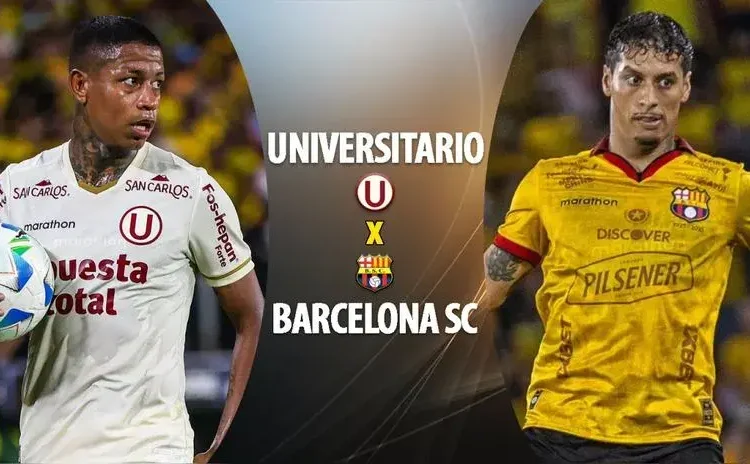VER HOY, Universitario vs Barcelona SC en vivo, ver ESPN online sigue transmisión en directo fecha 5 Copa Libertadores 2025 en tu celular Partidos de hoy
