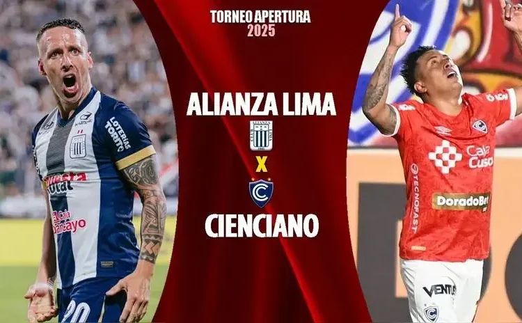 VER LINK, Alianza Lima vs Cienciano en vivo, ver L1Max online transmisión en directo en Matute fecha 11 Torneo Apertura 2025 link gratis con Chrisitna Cueva Partidos de hoy