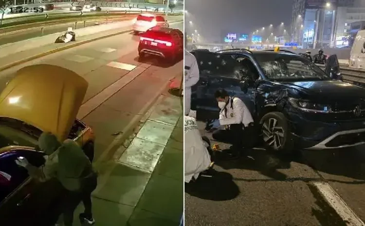 Víctima de delincuentes que se enfrentaron a PNP en Vía Expresa reconoció vehículo usado para asaltarlo