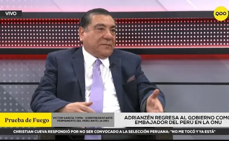 Víctor García Toma se pronunció sobre designación de Gustavo Adrianzén como representante del Perú ante ONU