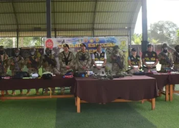 Vraem: las Fuerzas Armadas incautan armas y seis mochilas tras enfrentamiento con terroristas