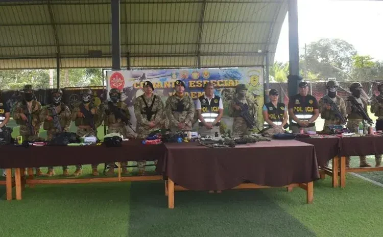 Vraem: las Fuerzas Armadas incautan armas y seis mochilas tras enfrentamiento con terroristas