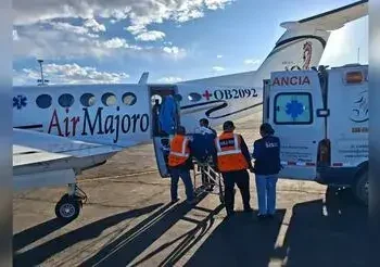 bebe recién nacido fue trasladado desde Puno hasta Hospital Nacional Docente Madre Niño San Bartolomé
