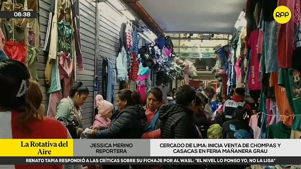 Dada la disminución de las temperaturas, la venta de ropa de refugio en Lima aumenta