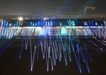 La UC celebra el nuevo sistema de luces del Claro Arena: “Ya se ve más iluminado que varios de los estadios de Chile”