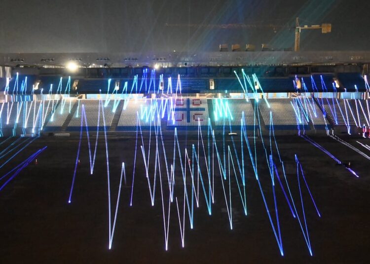 La UC celebra el nuevo sistema de luces del Claro Arena: “Ya se ve más iluminado que varios de los estadios de Chile”