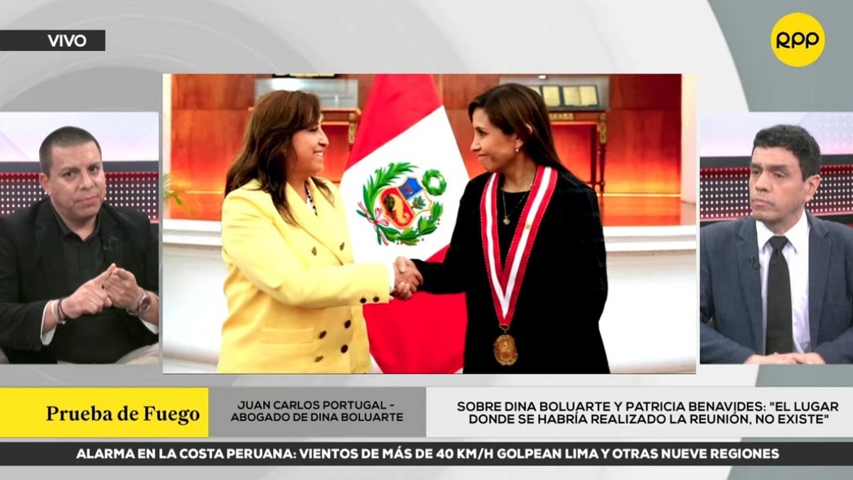El abogado de Dina Boluarte rechaza una versión de Jaime Villanueva en las reuniones entre su cliente y Patricia Benavides