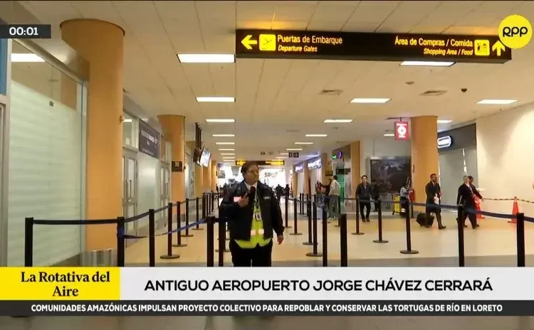 Así fue el cierre de puertas del antiguo aeropuerto internacional Jorge Chávez