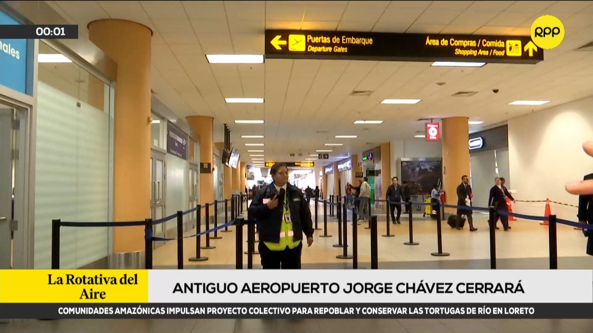 Este fue el cierre de puertas del antiguo aeropuerto internacional de Jorge Chávez