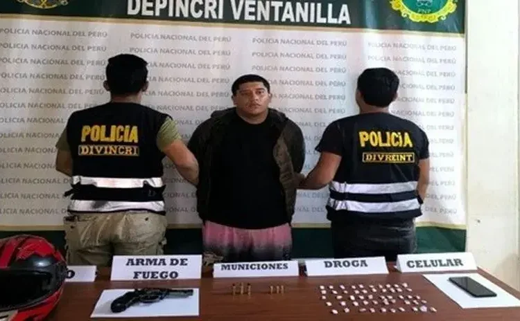 Capturan a presunto extorsionador que exigía S/5 mil semanales a trabajadores de obras de agua y desagüe en Ventanilla