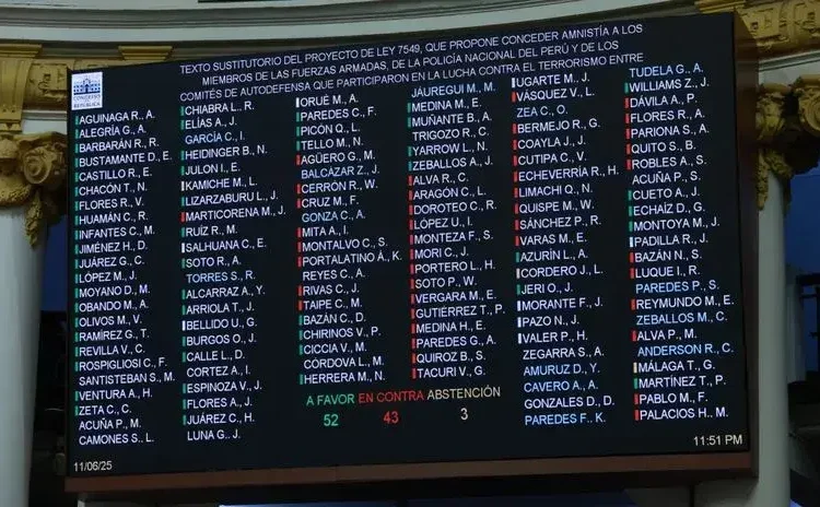 Congreso aprobó dictamen que concede amnistía a militares y policías que participaron en la lucha contra el terrorismo