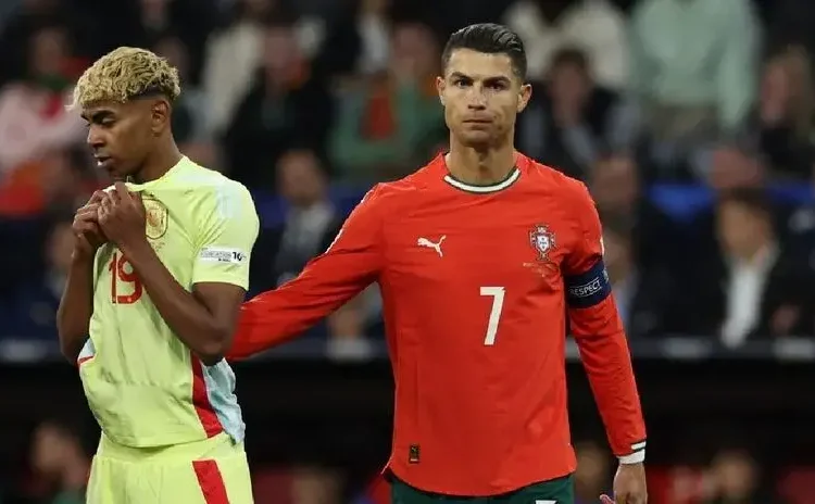 Cristiano Ronaldo envía alentador mensaje a Lamine Yamal para final de UEFA Nations League 2025