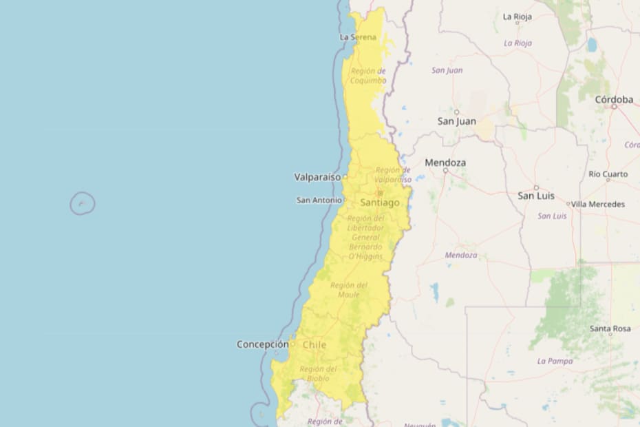 Según la entidad, en algunas partes del país, los vientos podrían exceder los 70 km/h entre el miércoles y el jueves.