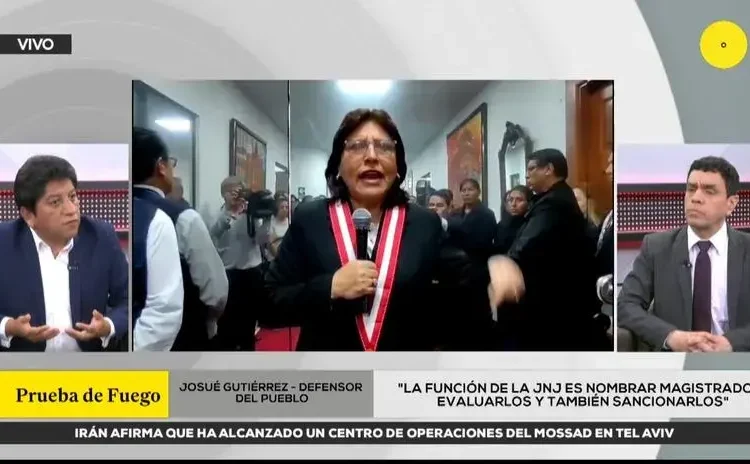 Defensor del Pueblo pide a la Junta de Fiscales Supremos resolver crisis en el Ministerio Público