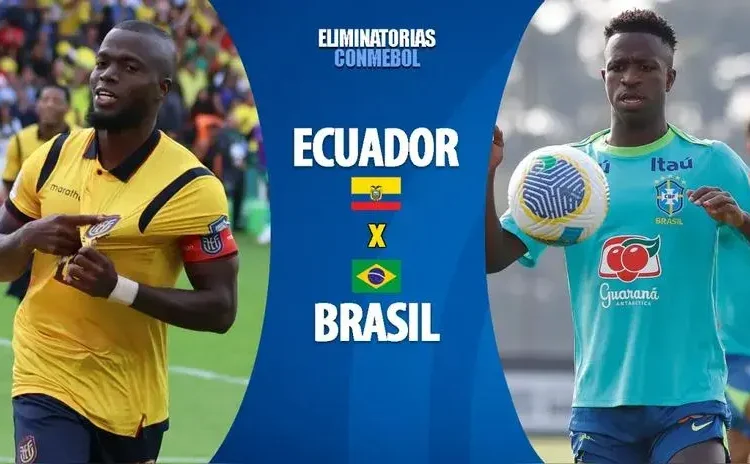 Ecuador vs Brasil en vivo ver ECDF y Movistar online gratis transmisión fecha 15 Eliminatorias 2026 debut de Ancelotti en directo Partidos de hoy