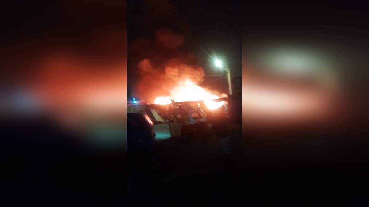 PISCO: El fuego destruye varias casas en el centro poblado de alto molino 