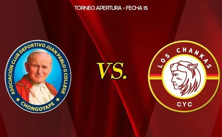 Juan Pablo II vs. Los Chankas EN VIVO vía L1 MAX: se enfrentan por la fecha 15 del Torneo Apertura 2025