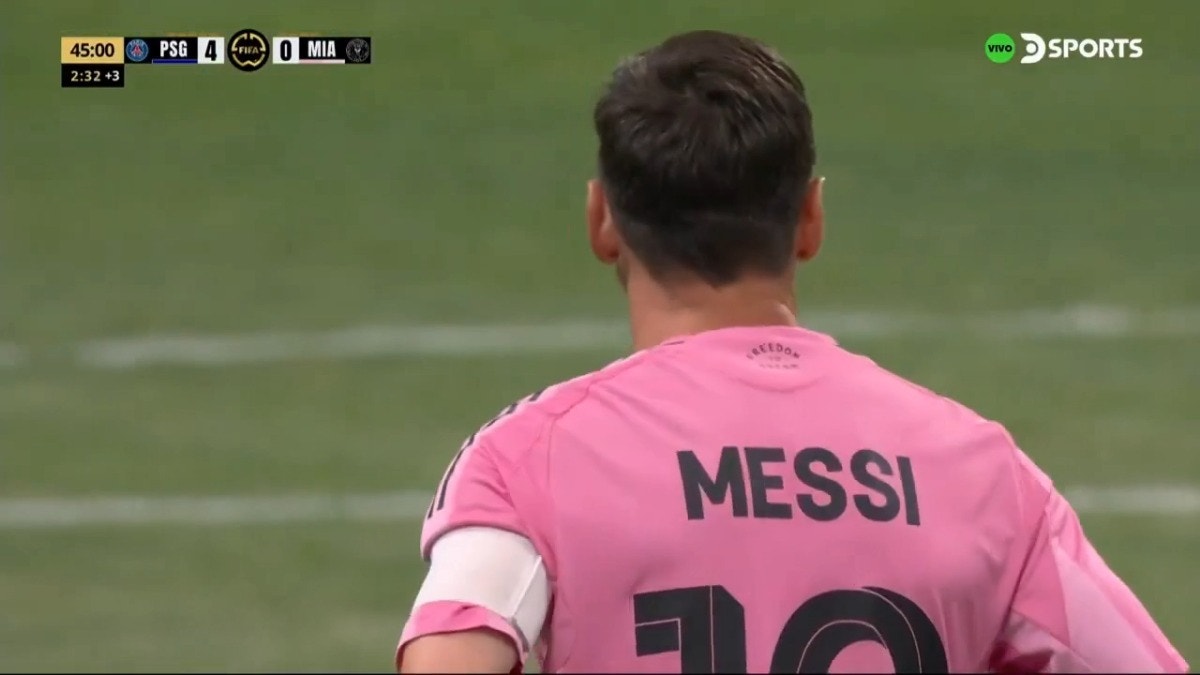 Lionel Messi en el Inter Miami vs PSG