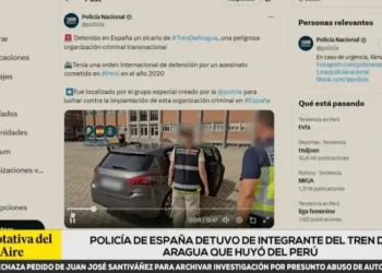 Presunto sicario del Tren de Aragua que era buscado por matar a un hombre en Perú fue detenido en España