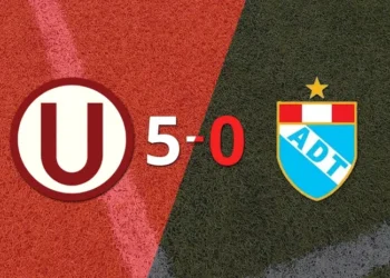 Universitario liquidó con una goleada a ADT de Tarma por 5 a 0