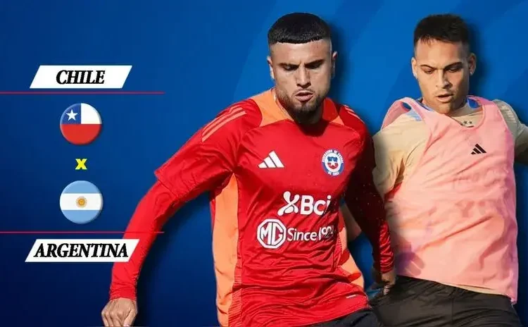 VER Chile vs Argentina dónde ver por TV y streaming fecha 15 de Eliminatorias 2026 vía Telefe y Chilevisión online link gratis Partidos de hoy