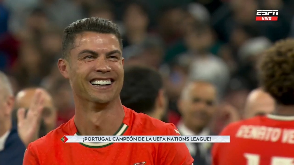 Emoción de Cristiano Ronaldo