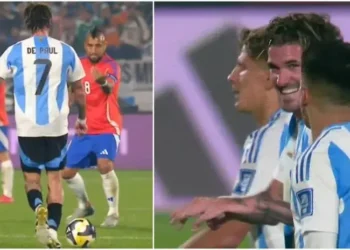 VIDEO Rodrigo De Paul a Arturo Vidal: Usas mucho el teclado, gesto en derrota de Chile 0-1 Argentina