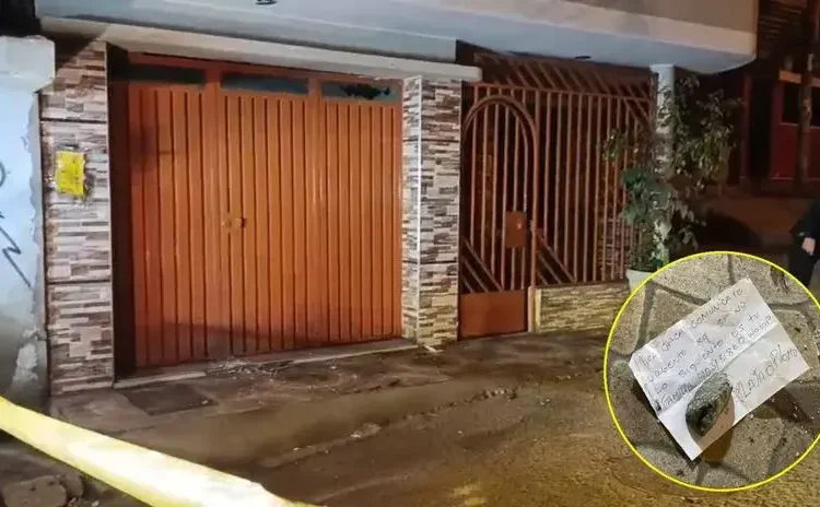 delincuentes detonan artefacto explosivo en la puerta de una vivienda en Huáscar