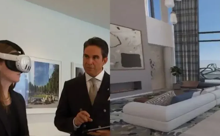 lujo y tecnología VR se unen para mostrar departamentos que aún no existen en Boston rppusa