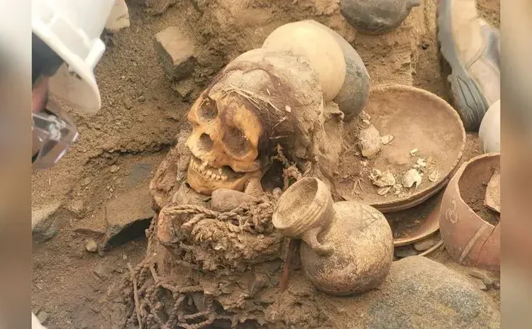 un fardo funerario de 1000 años es encontrado durante instalación de gas
