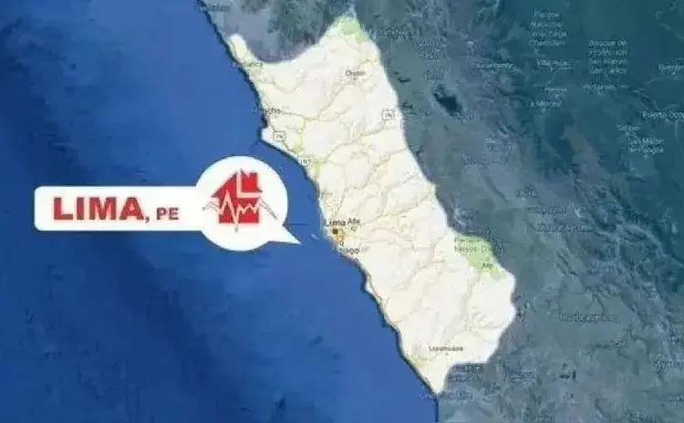 un fuerte sismo acaba de remecer Lima