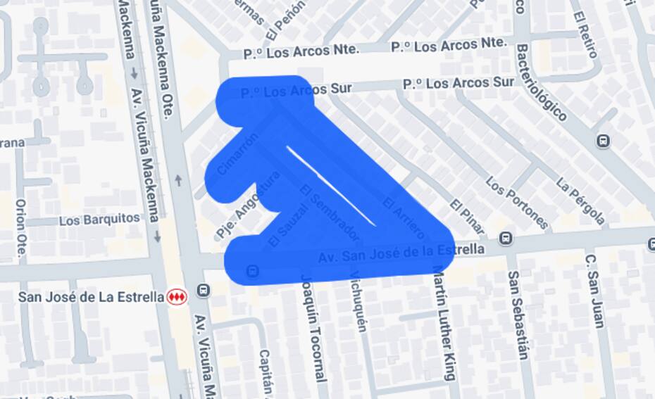 Este sector se verá afectado por el corte de luz.