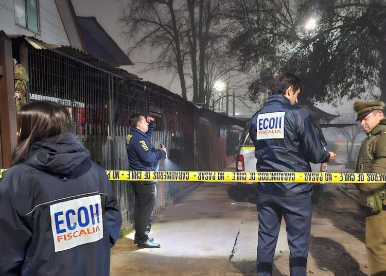 Balacera en una plaza de Renca deja una persona fallecida y otras dos heridas de gravedad
