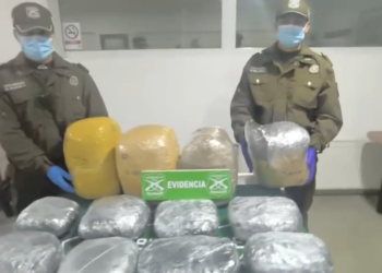 Detienen a dos personas en San Bernardo transportando 31 kilos de marihuana en el maletero de su auto