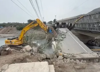 MTC avanza con demolición del puente Chancay colapsado en febrero y que dejó tres fallecidos