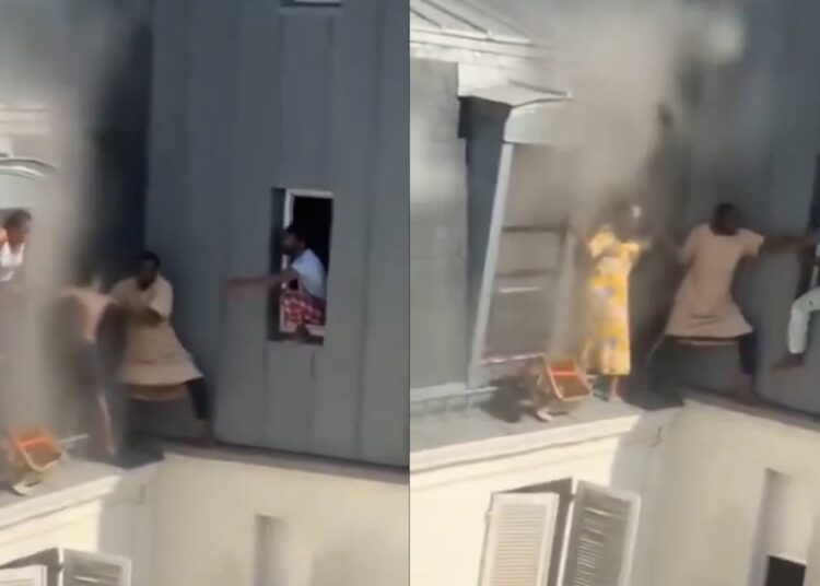 Migrante rescata a una familia atrapada en un incendio en París