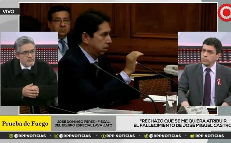 Pérez Gómez sostiene que testimonio de José Miguel Castro no era la única prueba de Fiscalía contra Susana Villarán
