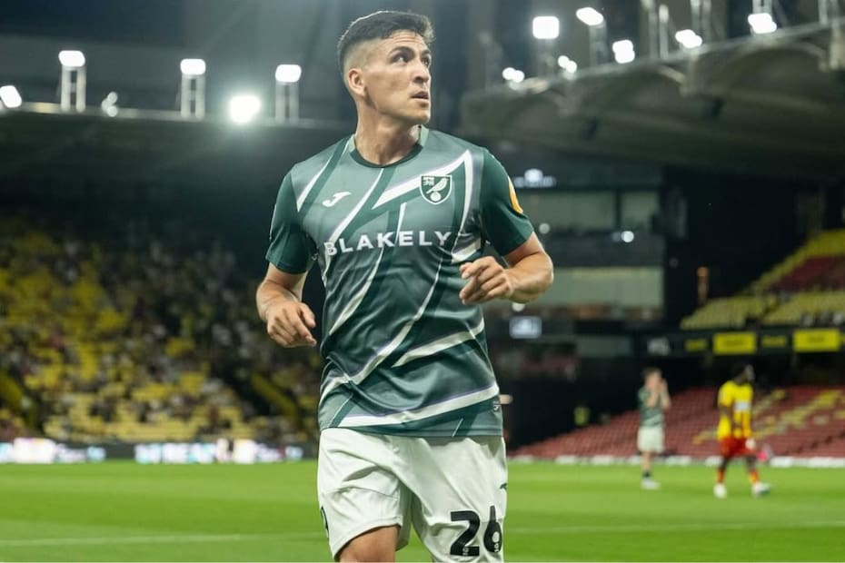 Anotó a mediados de la semana en el triunfo contra Watford. Foto: Instagram Marcelino Núñez.