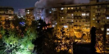 Al menos 12 heridos deja un ataque de drones rusos contra edificios residenciales de Kiev