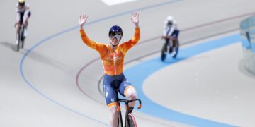 Récord mundial en Chile: Hetty van de Wouw brilla en el kilómetro contrarreloj femenino del Mundial de Ciclismo de Pista