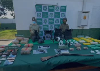 Operativo policial en La Legua deja 21 detenidos: se incautaron armas, un dron y cerca de 30 kilos en drogas