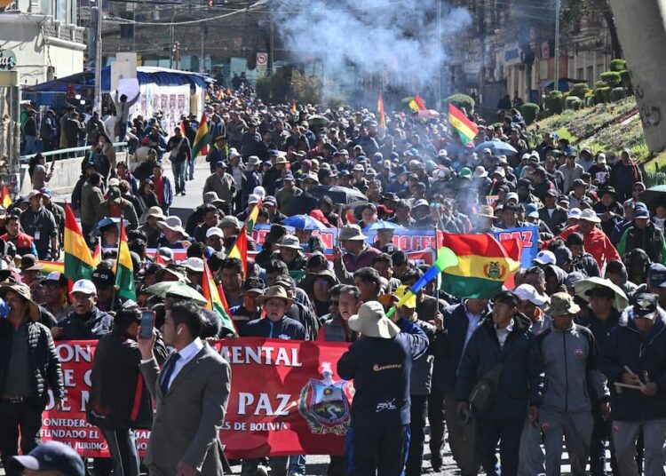 Al menos ocho detenidos en las protestas en Bolivia contra el fin del subsidio al diésel