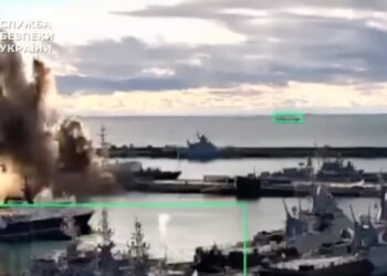 Cómo fue el ataque con drones de Ucrania contra un submarino de Rusia en el mar Negro, según Kiev