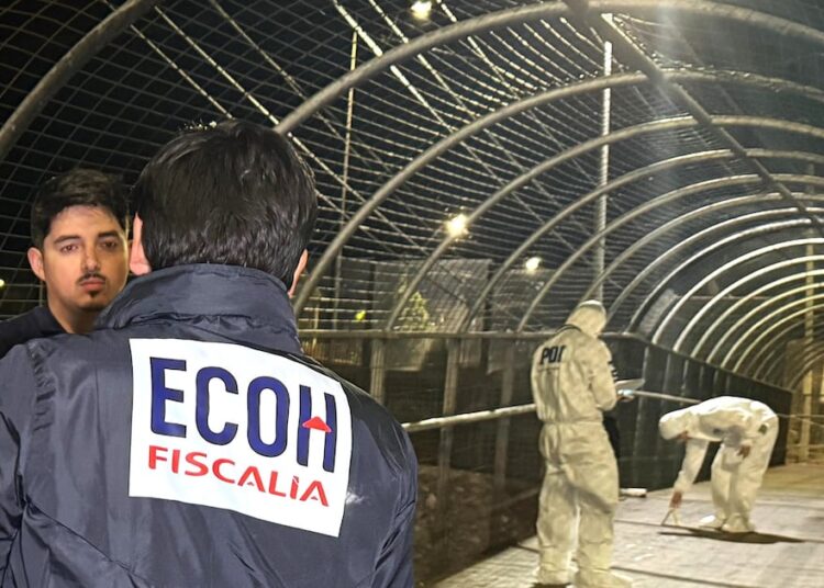 Ataque armado con 17 disparos deja tres heridos en pasarela que cruza de Puente Alto a La Pintana